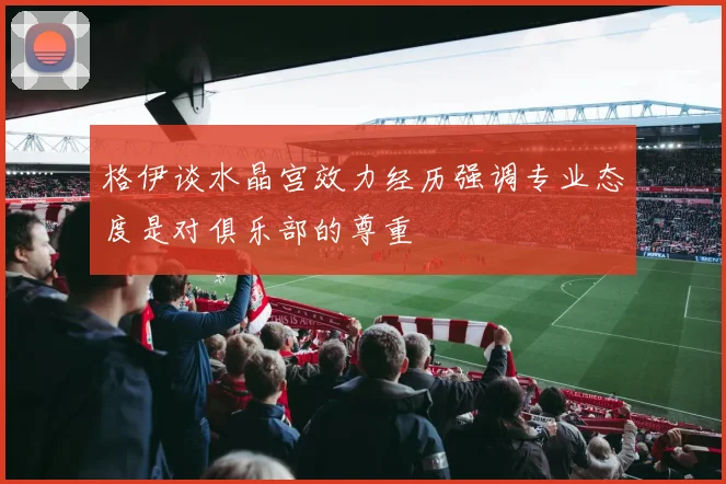 格伊谈水晶宫效力经历强调专业态度是对俱乐部的尊重